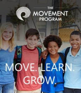 Building brain connections program with children outdoors.